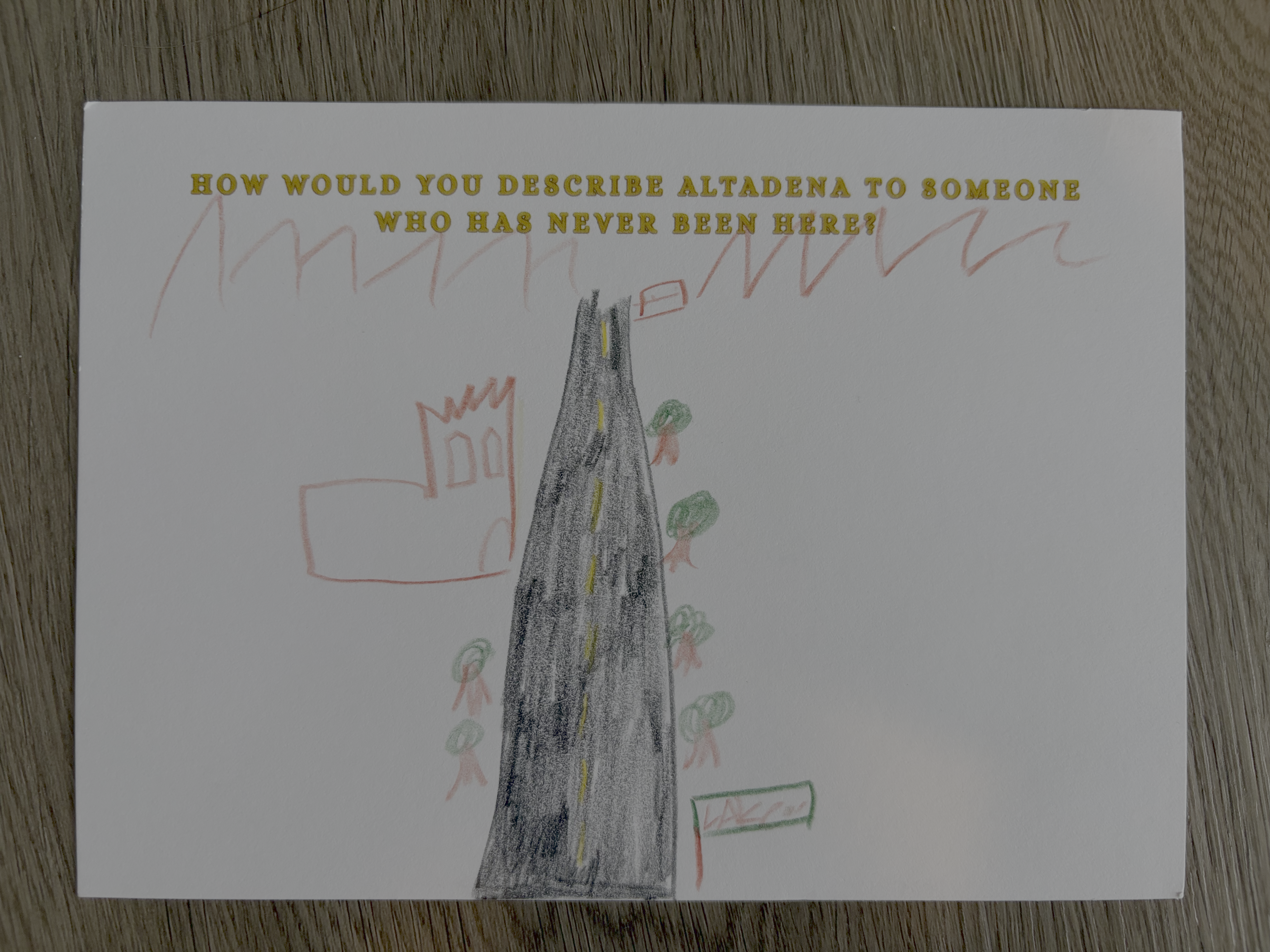 Dear Altadena Postcard