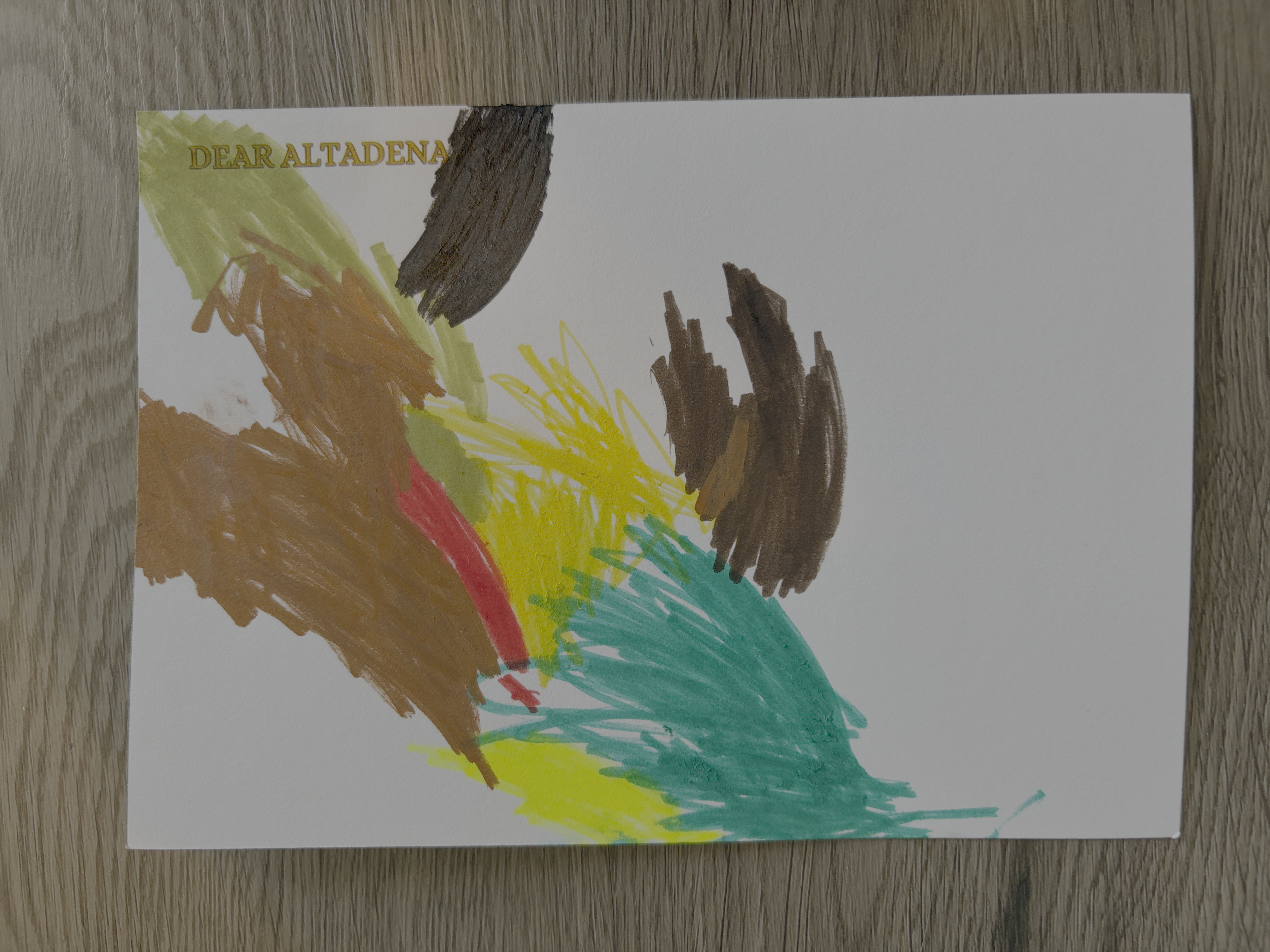 Dear Altadena Postcard