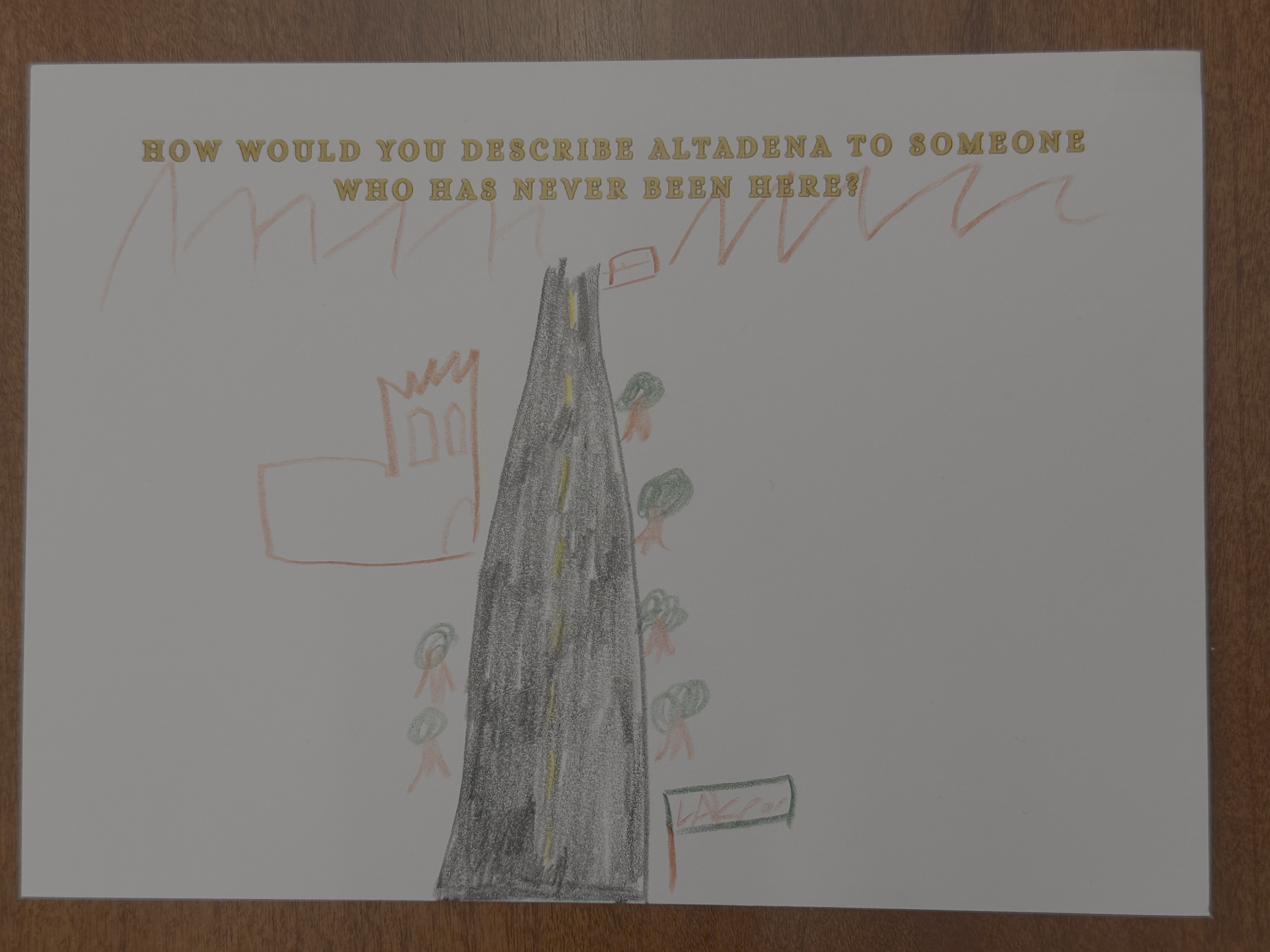 Dear Altadena Postcard 1