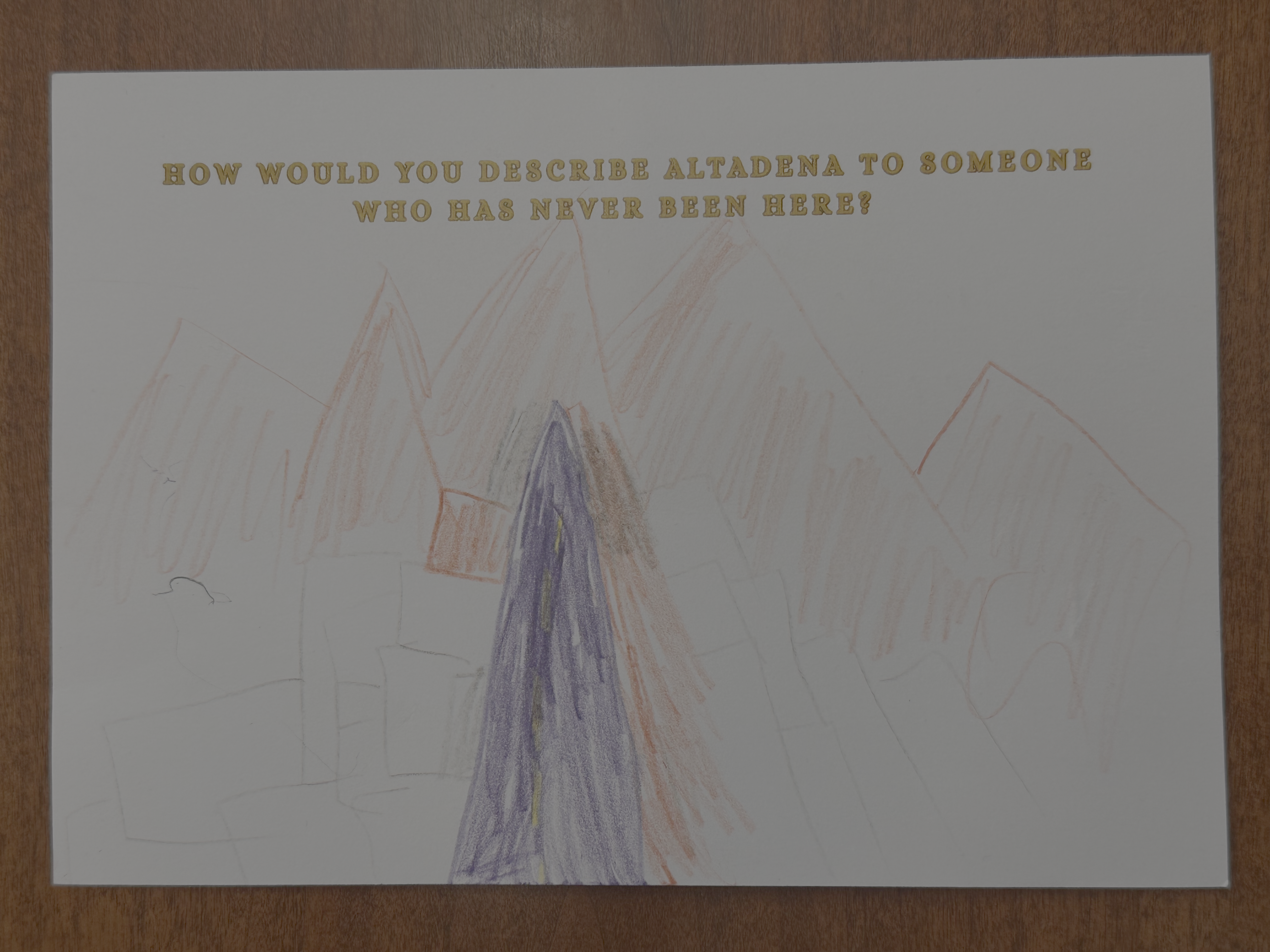 Dear Altadena Postcard 1