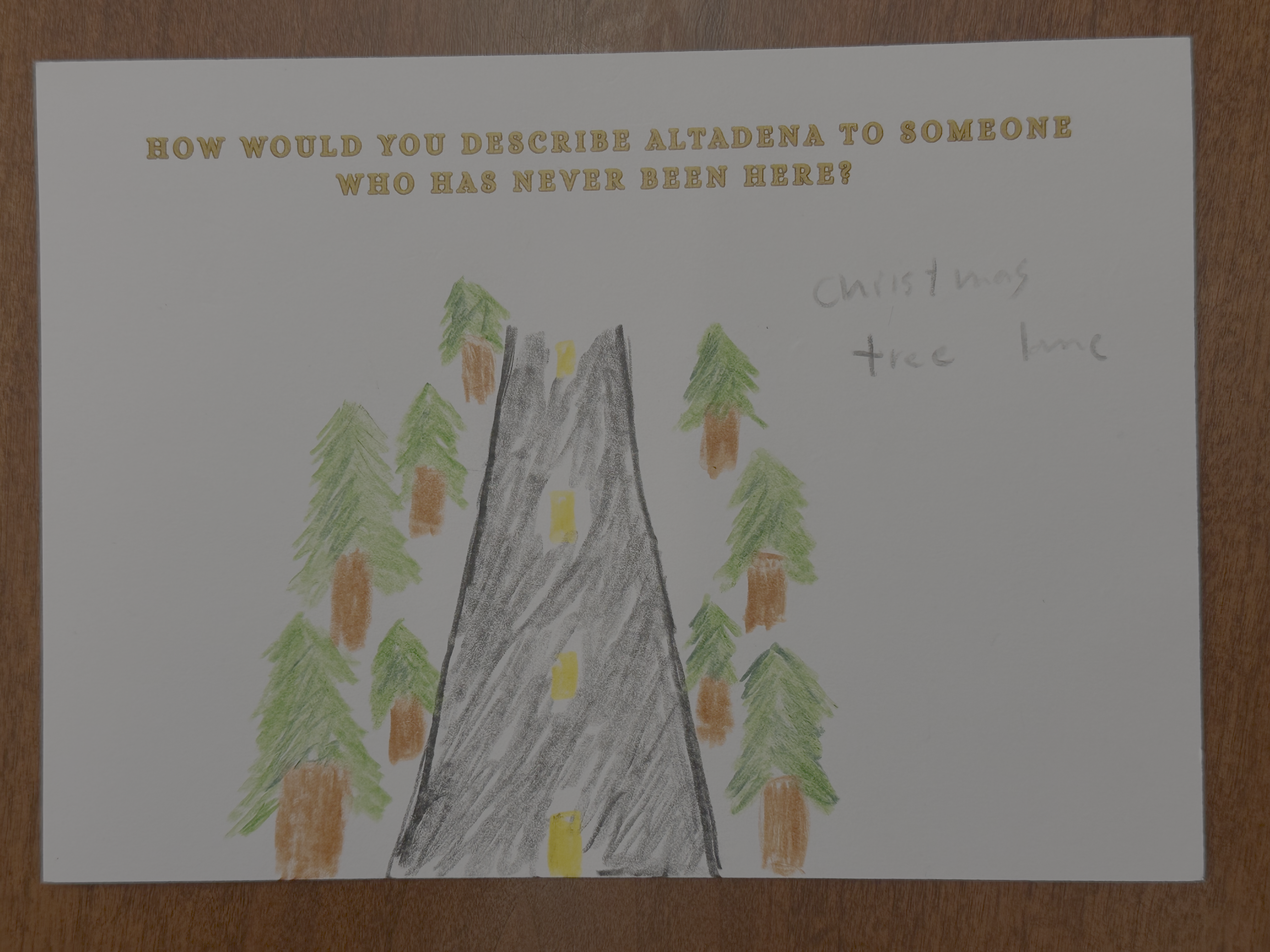 Dear Altadena Postcard 2