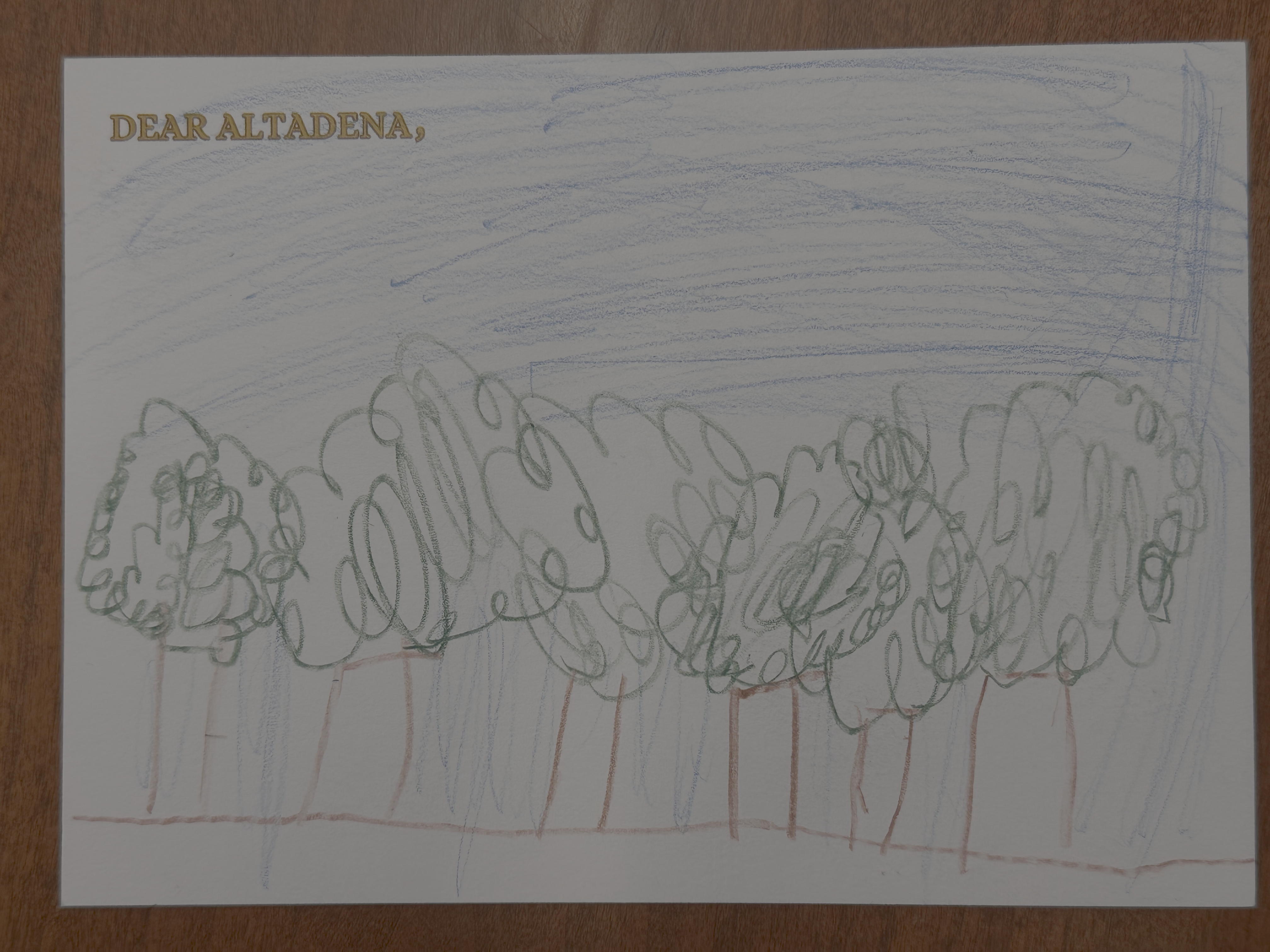 Dear Altadena Postcard 2