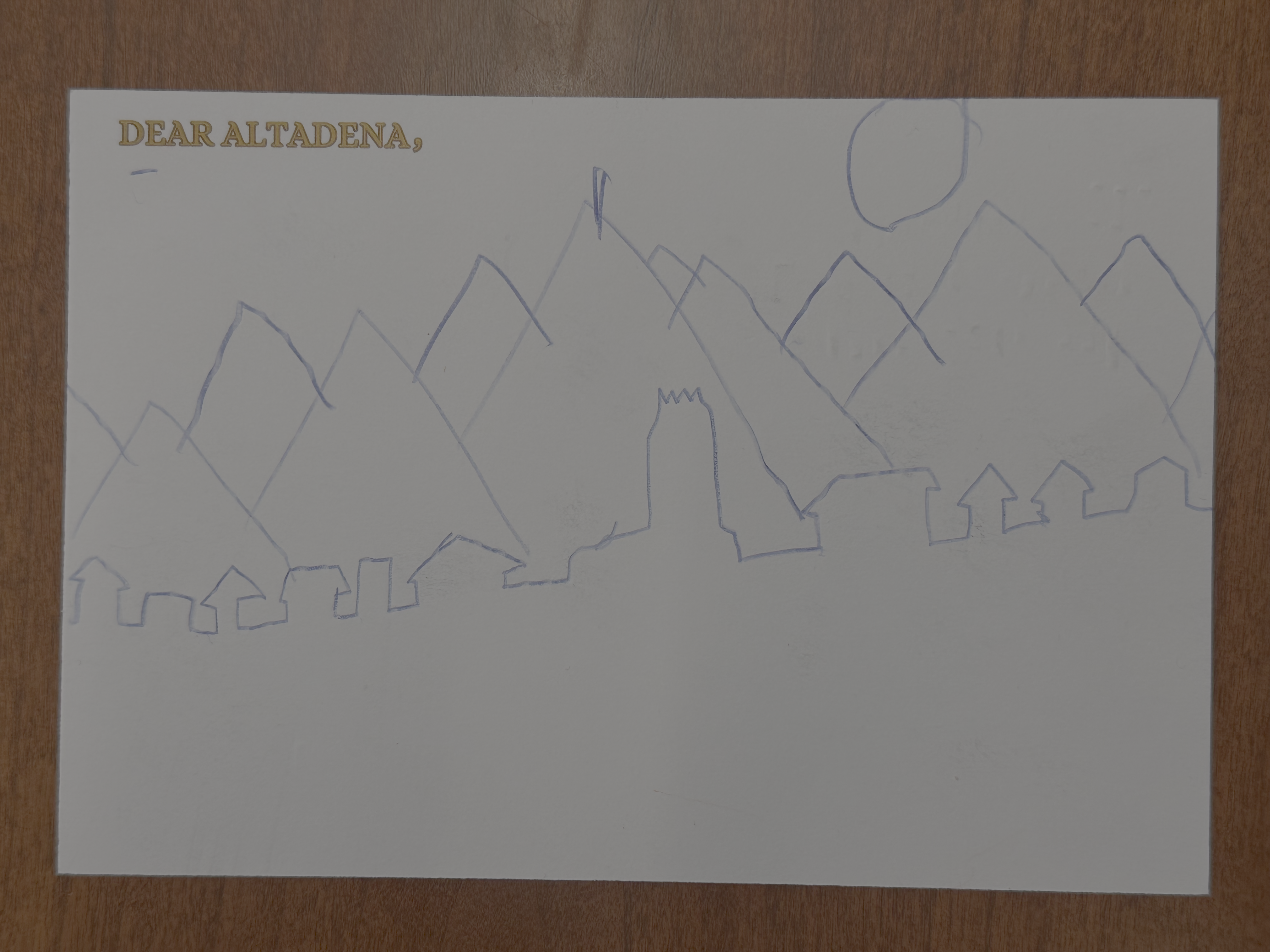 Dear Altadena Postcard 2